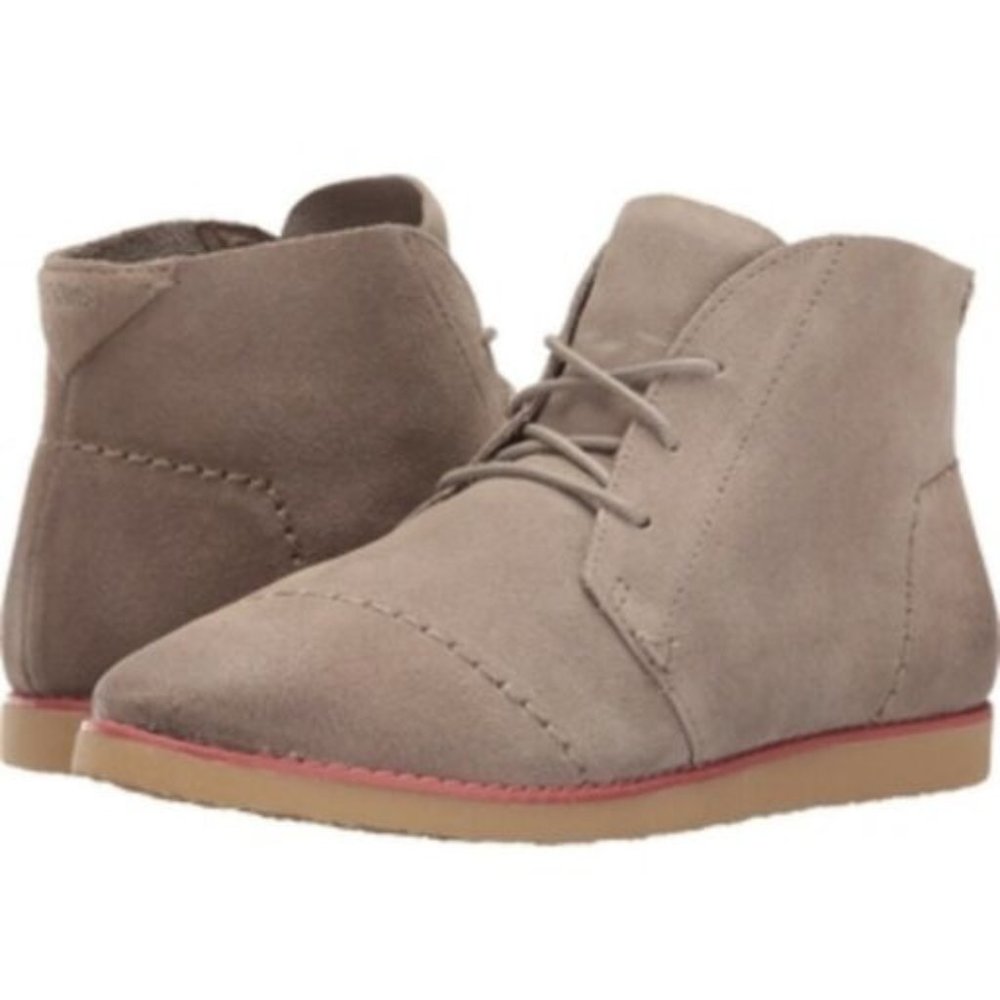 Toms Mateo Chukka Brown Suede Bootie
